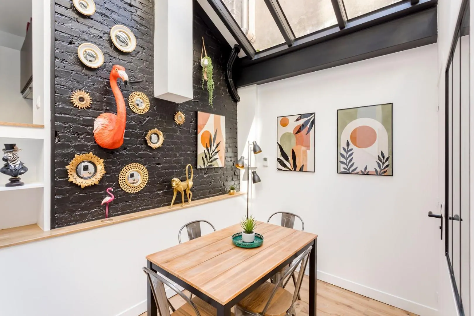 Relais Cocorico Artist Studio Glass Roof With Ac Paris Apartment